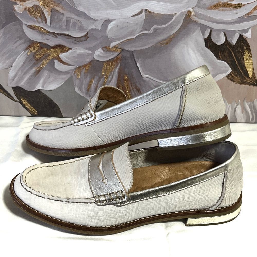 Sperry Women’s Off-White Penny Loafers - Picture 5 of 12